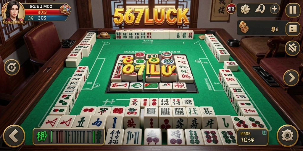 Tampilan gameplay Mahjong yang menarik di 567LUCK.