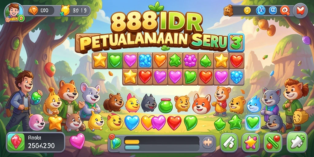 Screenshot menampilkan gameplay menarik dari 888IDR.