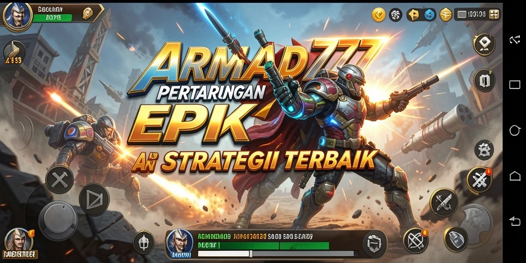 Gameplay pertarungan seru di ARMADA777 dengan karakter unik dan combo spektakuler.