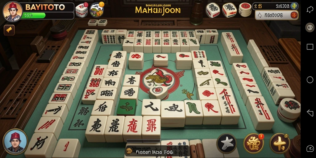 Screenshot gameplay BAYITOTO menampilkan keseruan Mahjong.