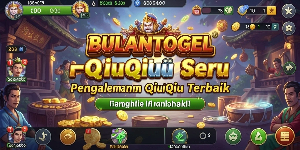 Tangkapan layar gameplay QiuQiu di BULANTOGEL yang seru.