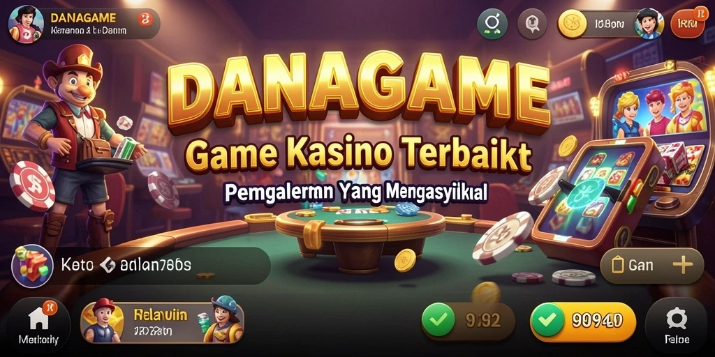 Tampilan menarik dari gameplay Kasino di DANAGAME.