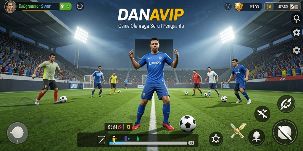 Tampilan gameplay yang menarik dalam olahraga di DANAVIP.