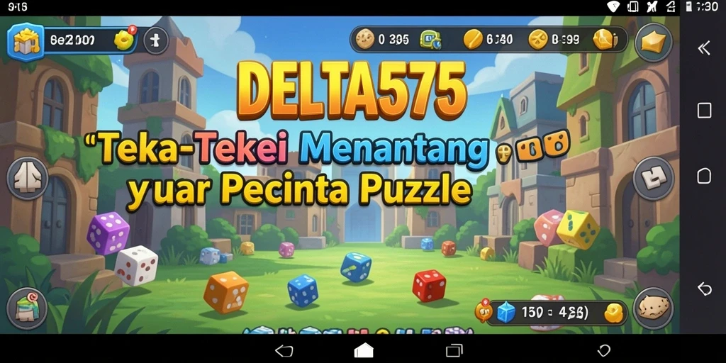 Screenshot utama DELTA575 menampilkan gameplay yang menarik dan penuh tantangan.