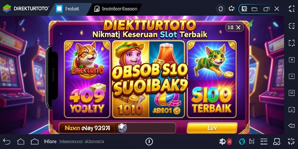 Tampilan gameplay mengesankan dari DIREKTURTOTO yang penuh aksi.