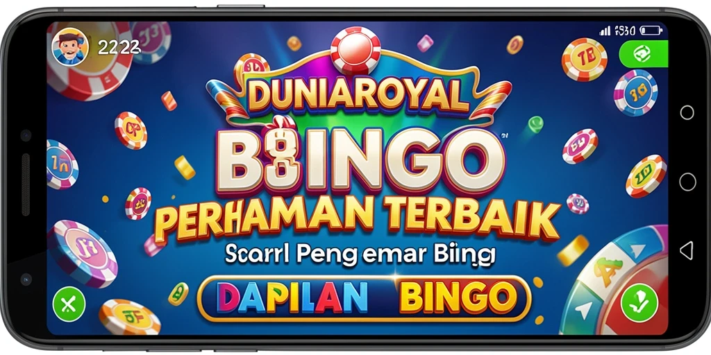 Tangkapan layar gameplay DUNIAROYAL menampilkan keseruan bermain Bingo.