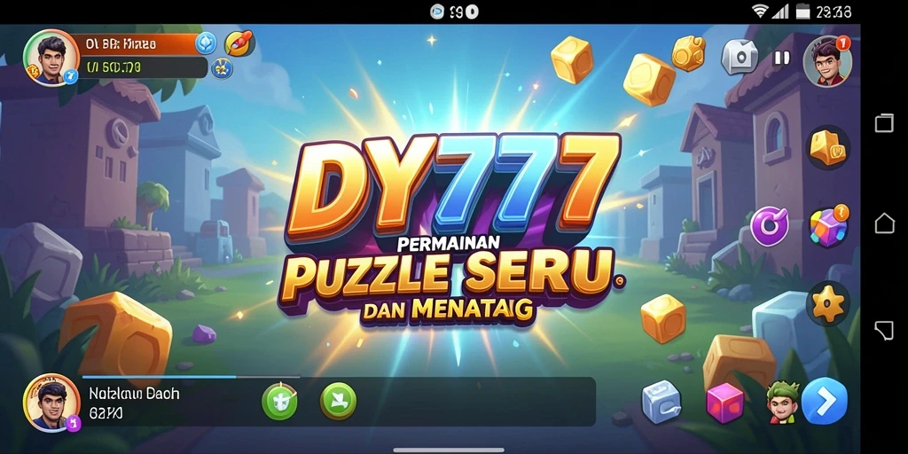 Screenshot gameplay <strong>DY777</strong> menampilkan tantangan puzzle yang menarik.