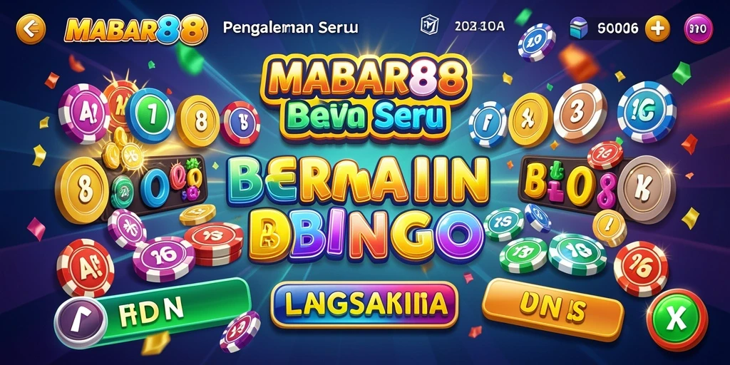 Tampilan gameplay menarik MABAR88 dalam permainan Bingo.