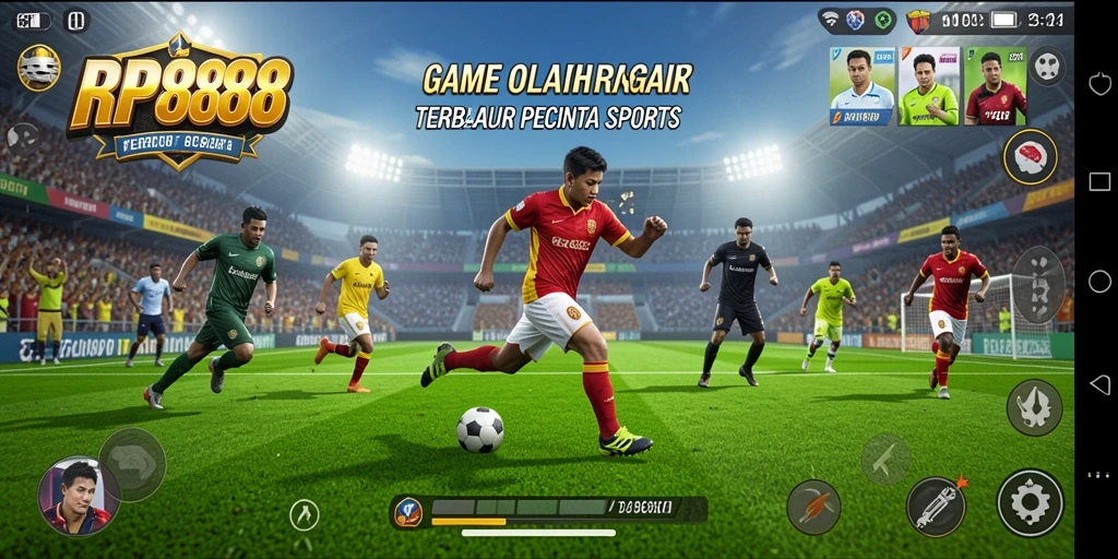 Gameplay seru RP888 dengan berbagai mode olahraga yang menantang.