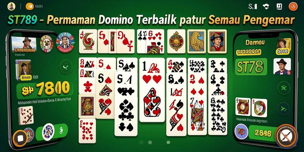 Screenshot gameplay ST789 yang menunjukkan keseruan bermain Domino.