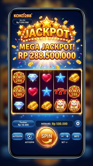 Proses pengunduhan aplikasi cepat di koko288.